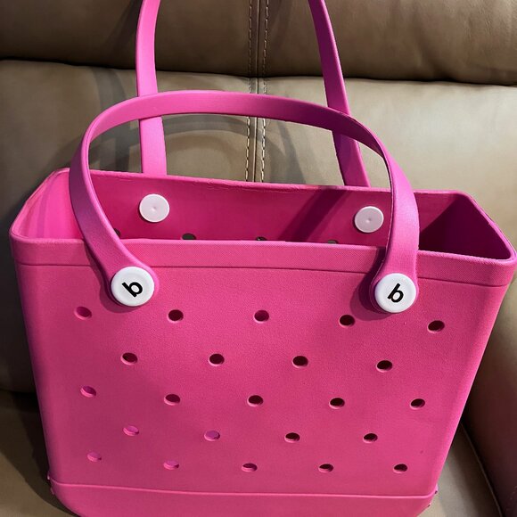 COPY - Hot pink Beach Tote - Picture 1 of 3
